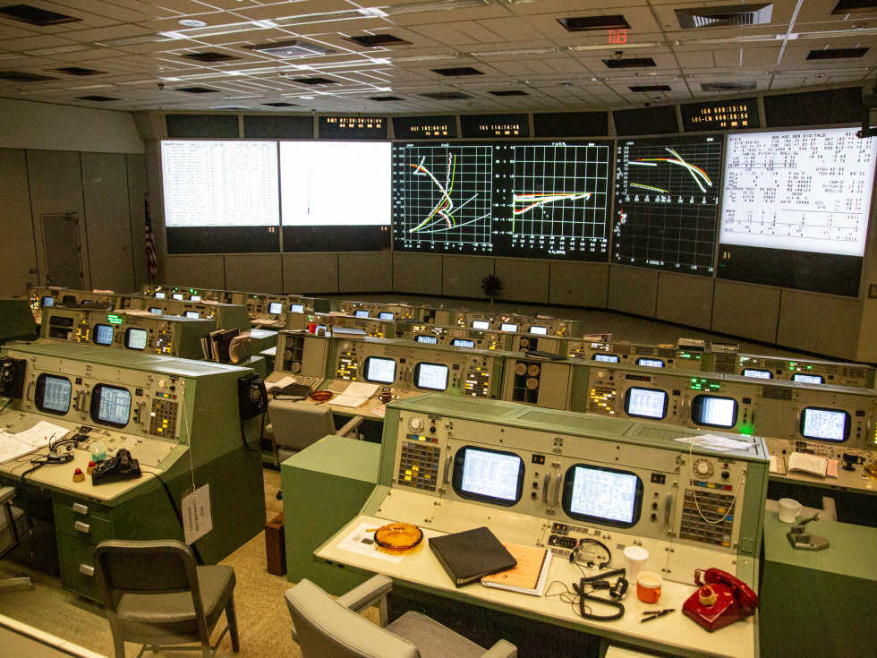 Restored Apollo Mission Control Center
