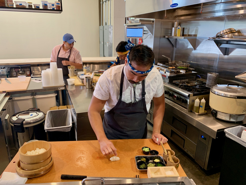 Bravery Chef Hall Kokoro Patrick Pham sushi prep