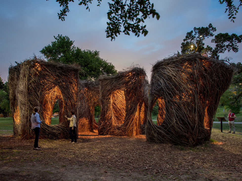 Austin's whimsical outdoor art installation is about to fall down
