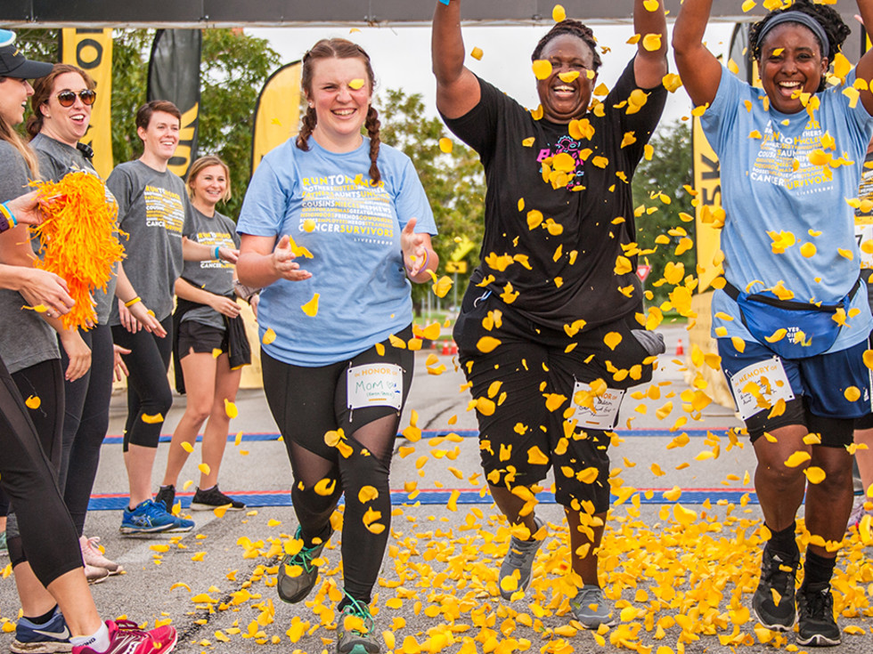 Run to Brunch finish line