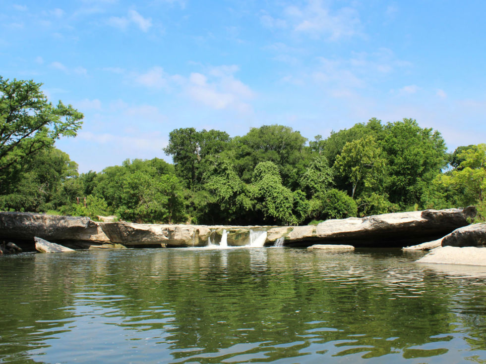 McKinney Falls State Park water swimming