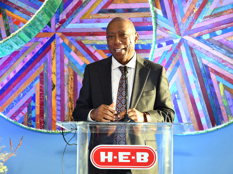 H-E-B Buffalo Heights Houston Mayor Sylvester Turner