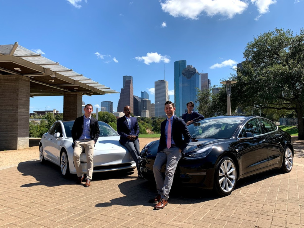 EVolve Houston team cars carbon emission 