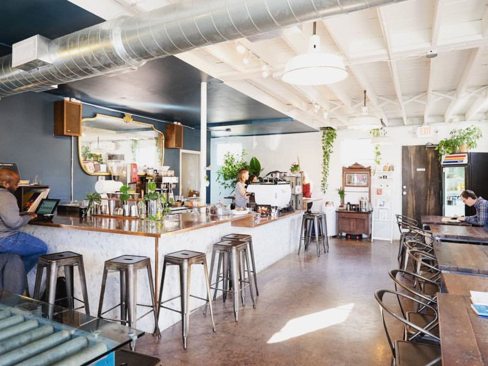 Austin S Flat Track Opens Inside Skate Shop And That May Be It Coffee Shops Austin Austin Coffee Press