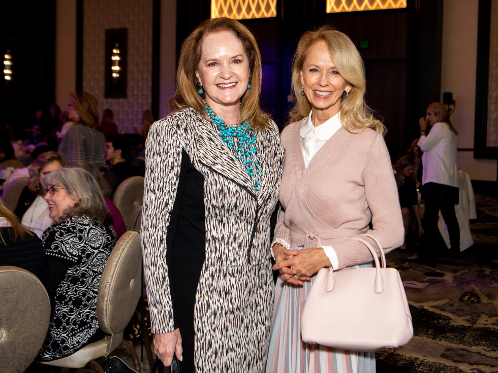 Barbara Bush Power of Literacy Luncheon Julie Andrews 2019 Sandy Barrett and Susan Sarofim