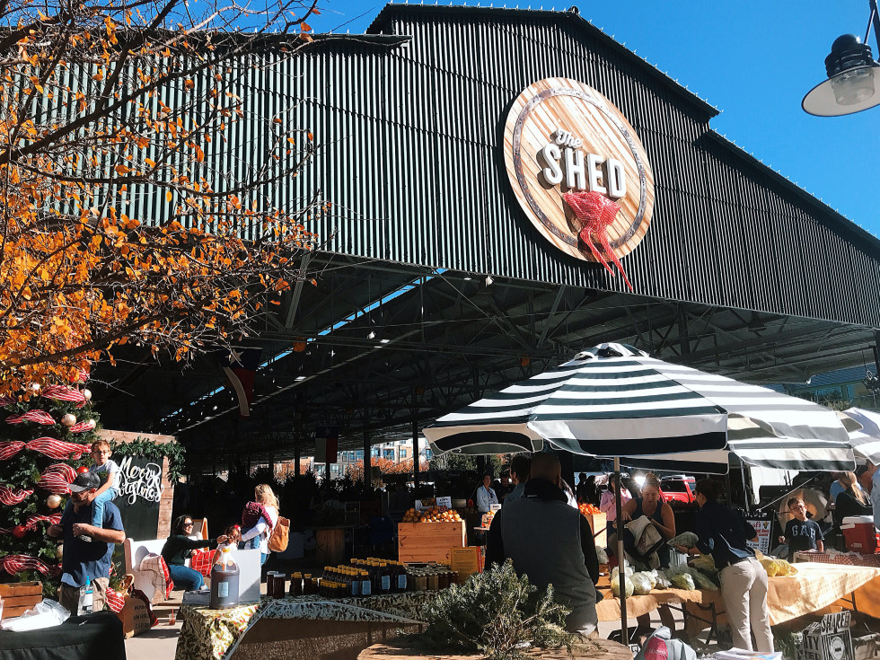 Dallas Farmers Market at Christmas