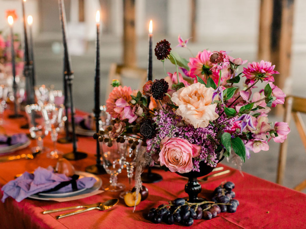 dark palettes_ real Weddings