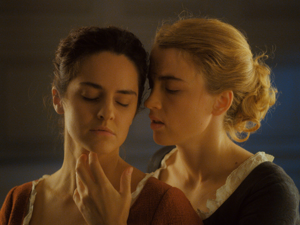 Noémie Merlant and Adèle Haenel in Portrait of a Lady on Fire