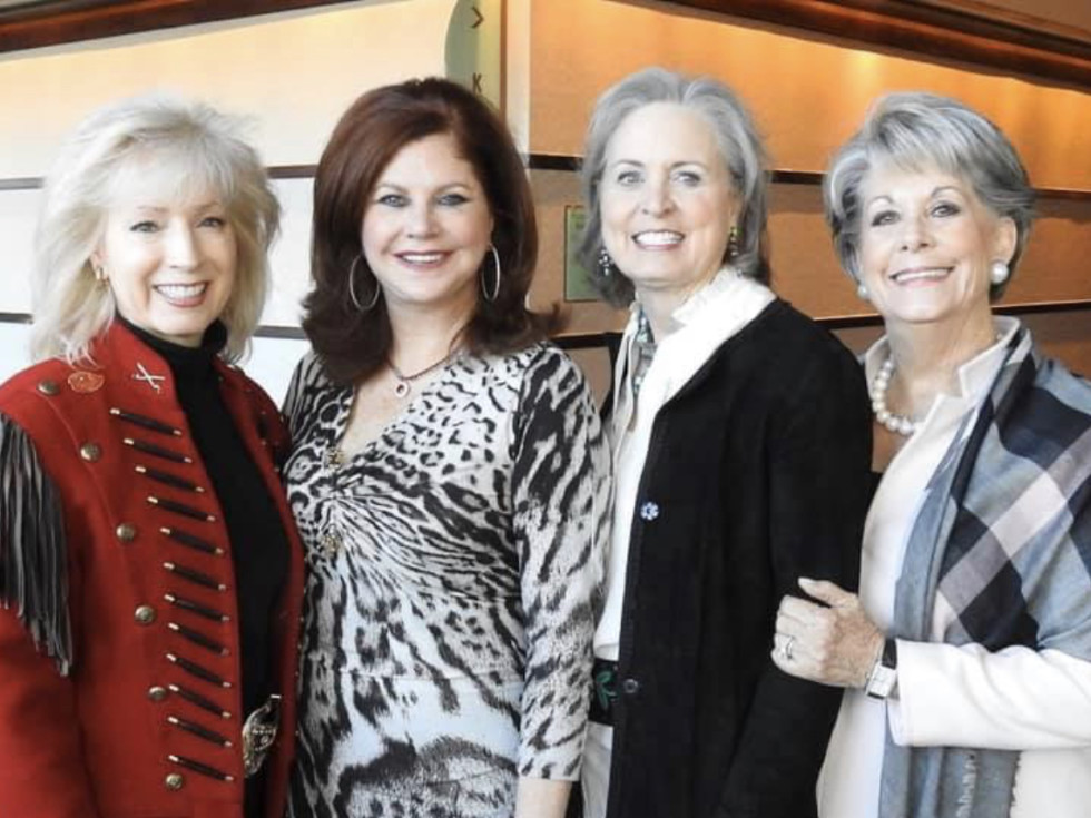 Rodeo Trailblazer Awards Luncheon 2020 Pat Mann Phillips (HLSR Executive Committee), Laura Kent, Sharleen Walkoviak (HLSR Lifetime Vice President) and Paula Robinson