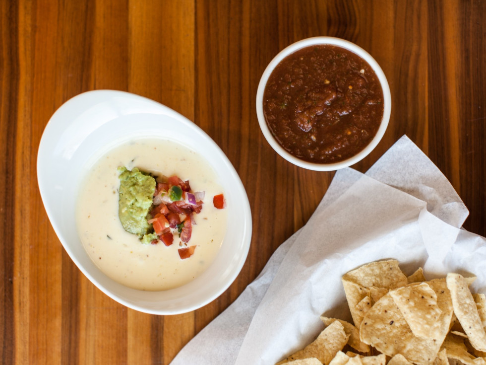 Kerbey Lane queso and salsa