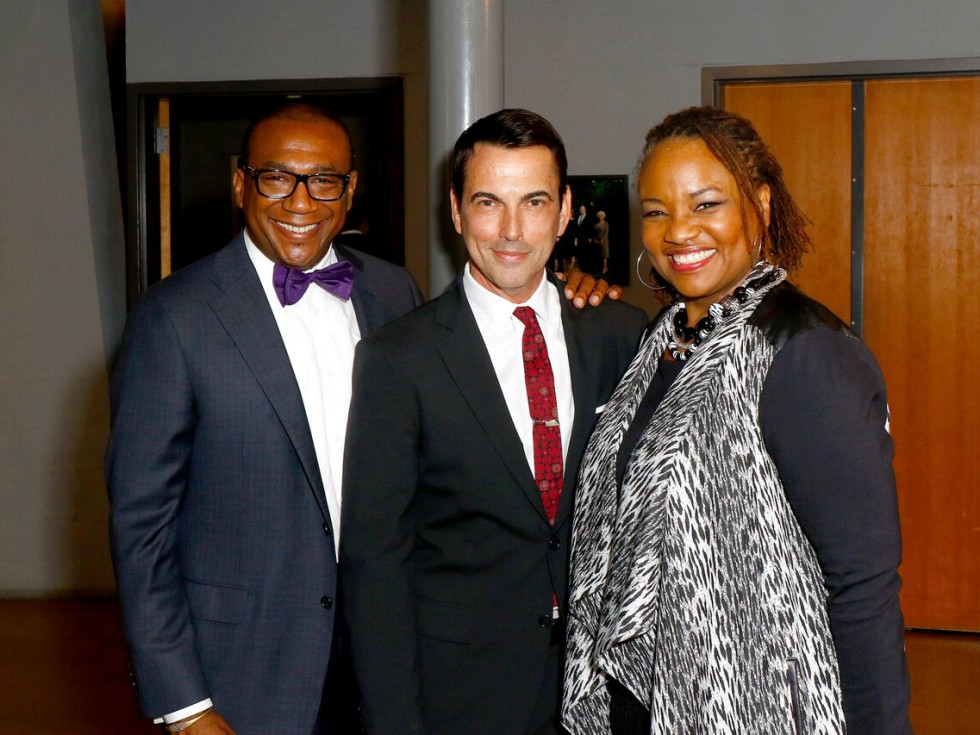 Terry Loftis, Donald Fowler, Denise Lee at the Creep gala