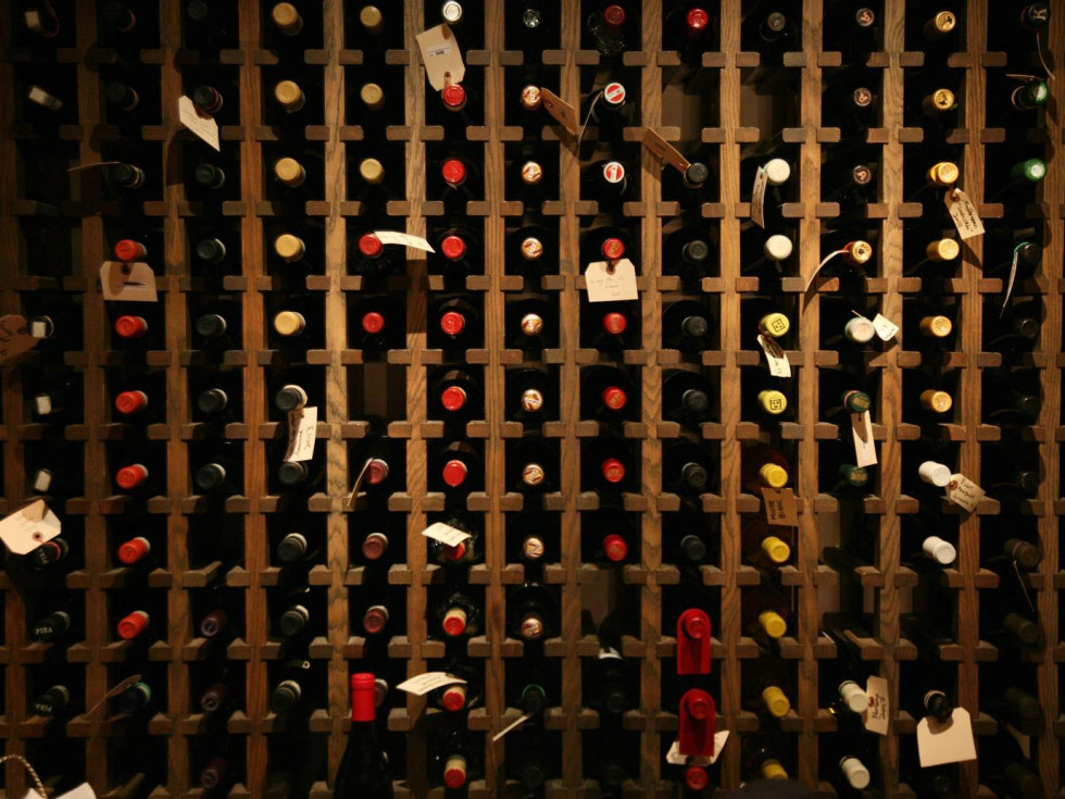 Jeffrey's wine collection