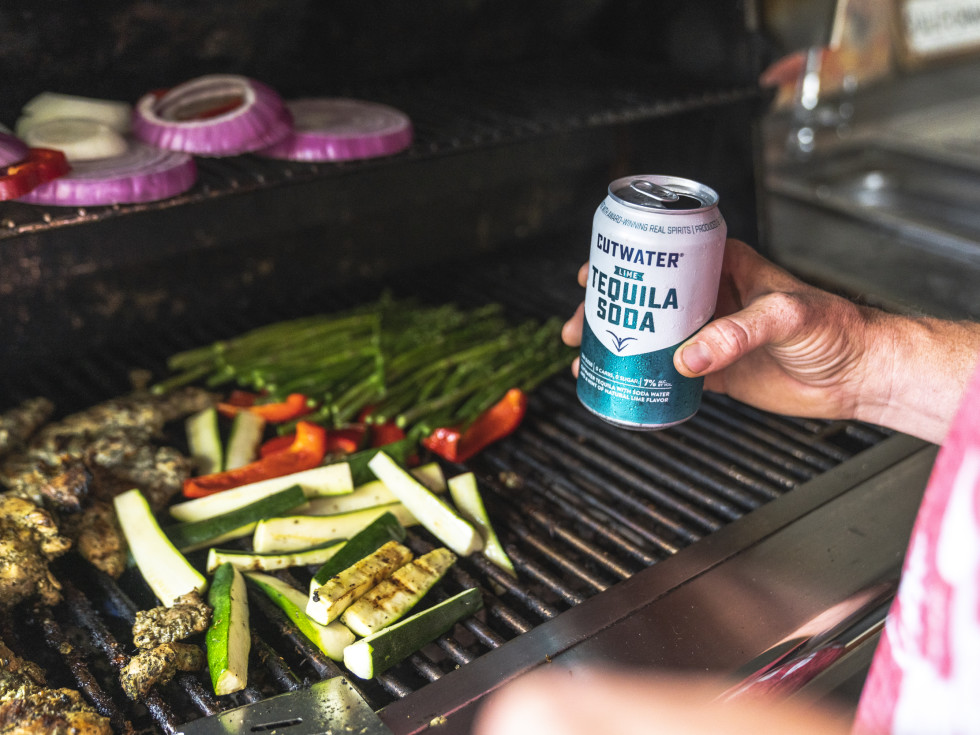 Tequila soda canned cocktail grilling
