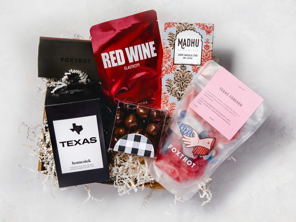 Texas self care gift basket