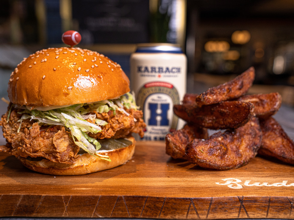 Bludorn fried chicken sandwich