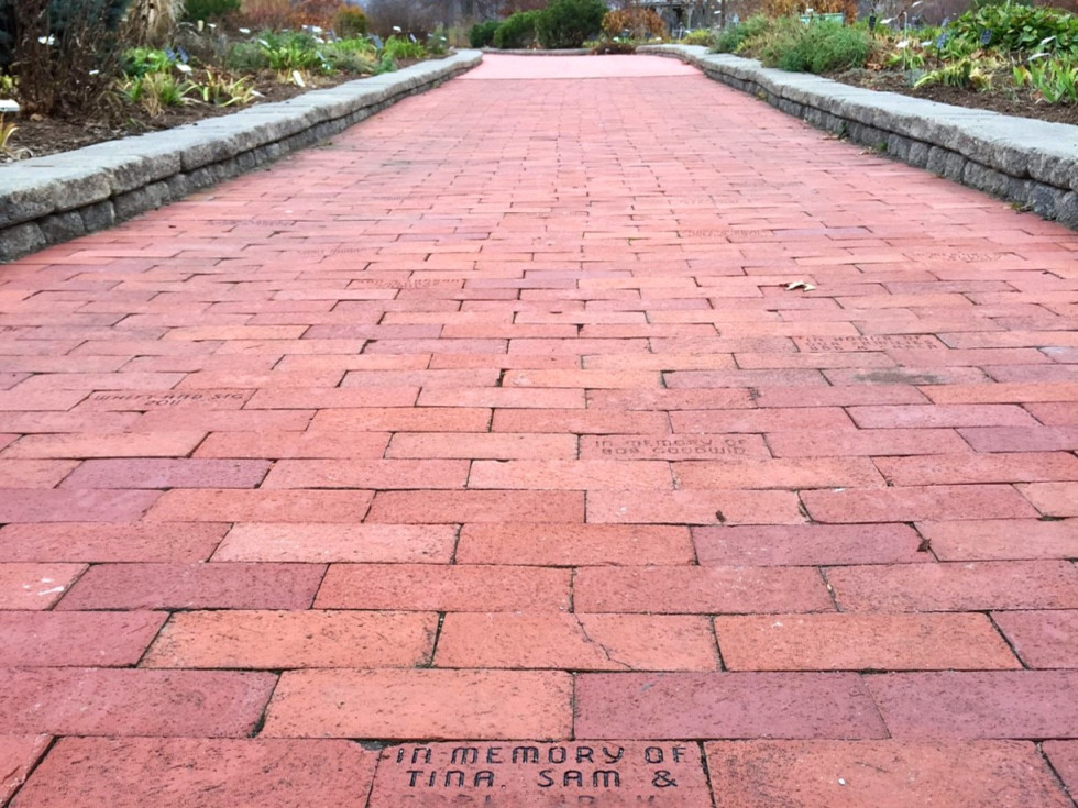 Brick path