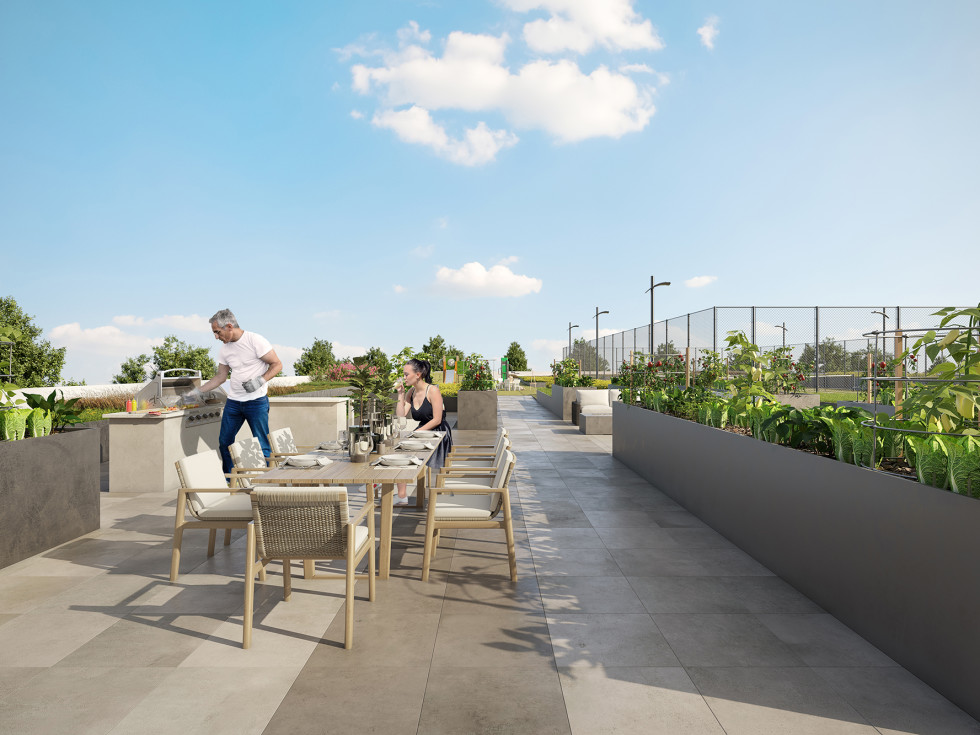 The Parklane amenity deck