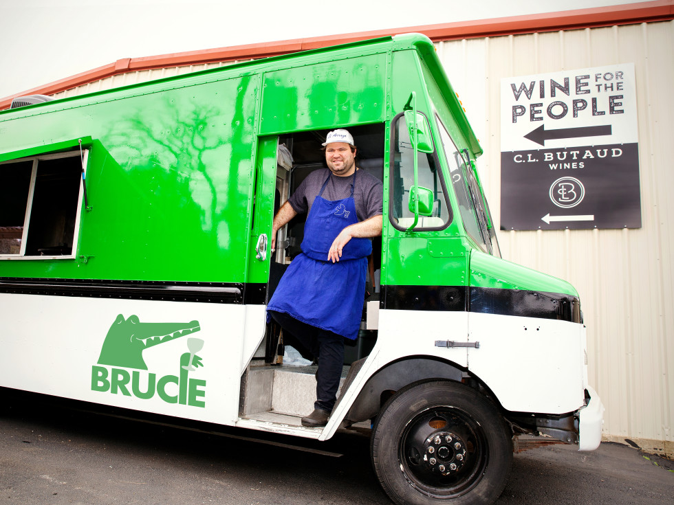 Brucie food truck wine for the people