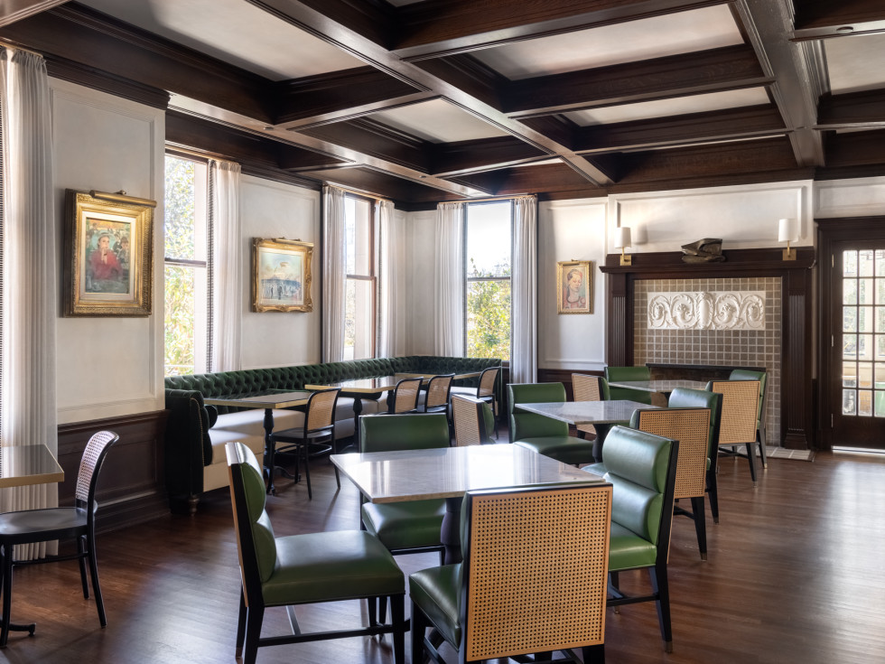 La Colombe d'Or 2021 main dining roon