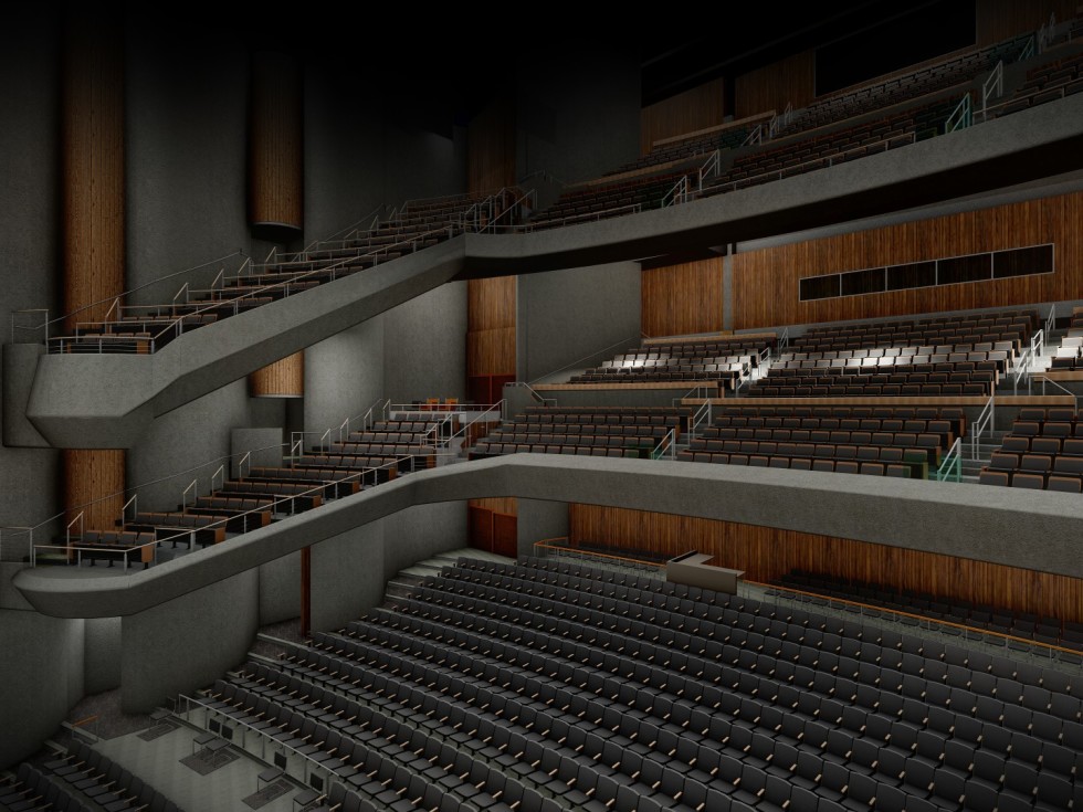 Bass Concert Hall reno rendering