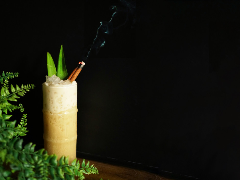 Toasted Coconut Island Hippy cocktail 420