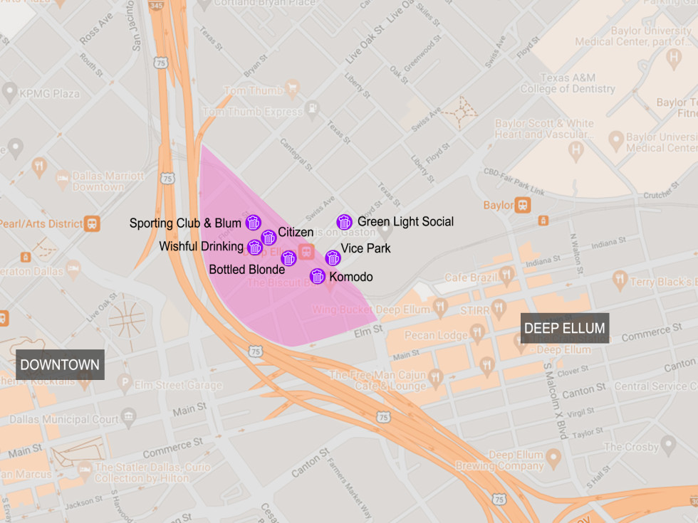 Map Of Uptown Dallas Dallas' Hottest New Club District Is This Surprise Pocket Neighborhood -  Culturemap Dallas