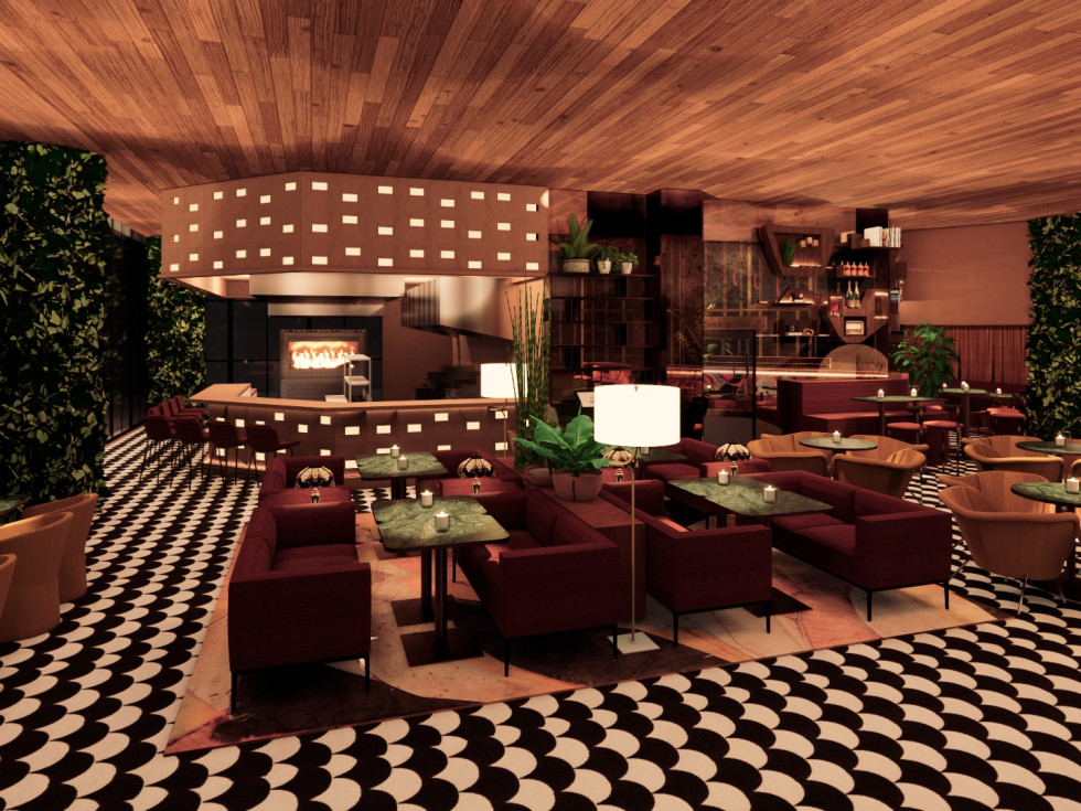 The Lymbar Main Dining Room rendering