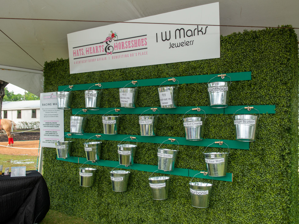 Bo's Place Kentucky Derby 2021 Houston Polo Club IW Marks wall