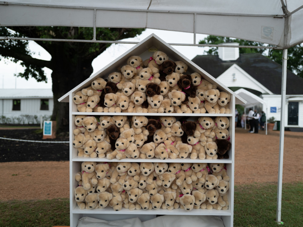 Bo's Place Kentucky Derby 2021 Houston Polo Club puppy wall