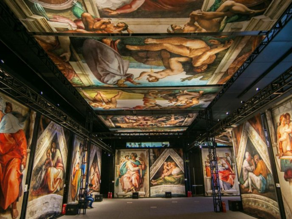 Sistine Chapel exhibit