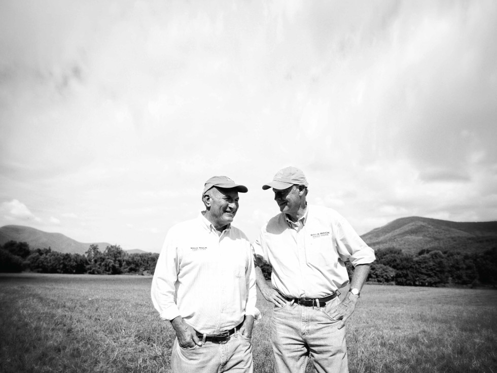 Bold Rock founders, John Washburn and Brian Shanks