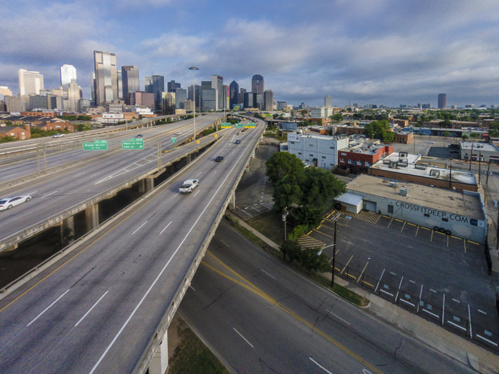 Dallas freeway, I-345