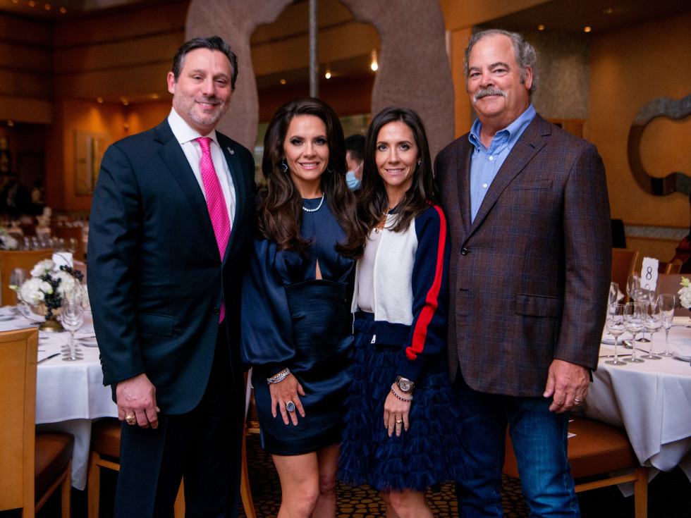 Tony's Wine Dinner The Women's Fund Brad & Joanna Marks, Hannah & Cal McNair