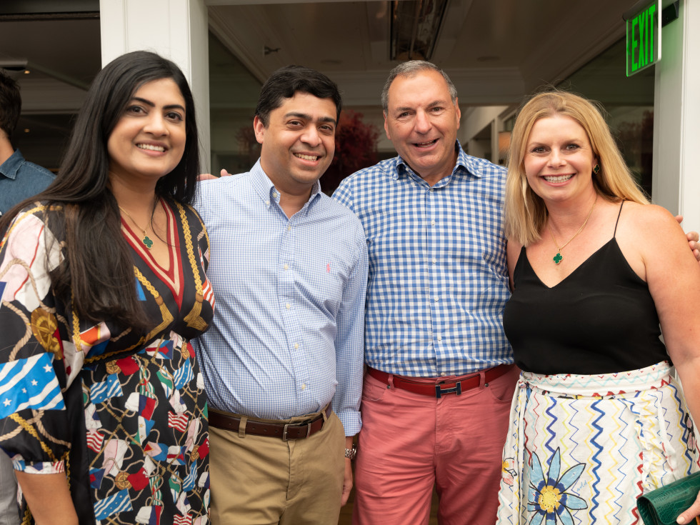Elevated Connections Memorial Hermann Aspen Ishwaria and Vivek Subbiah; Tracy and Valerie Dieterich