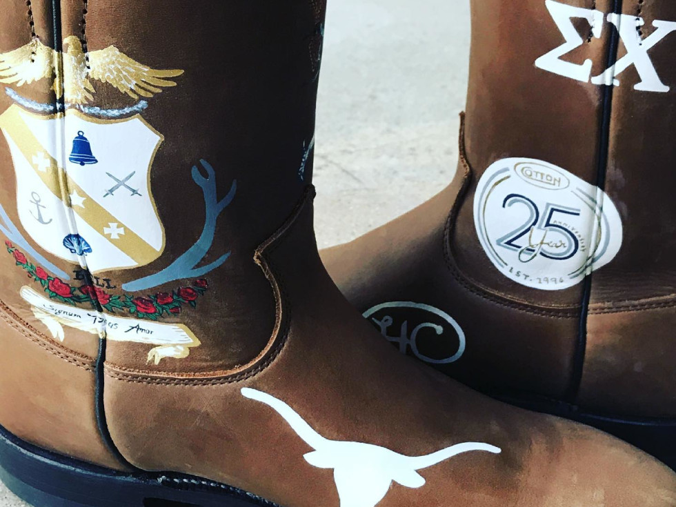 DTLAcustom Tara Martin cowboy boots custom Cotton Holdings