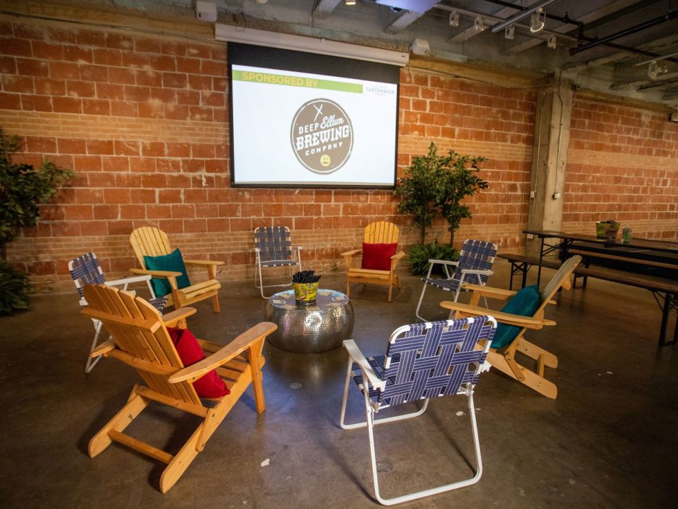 Deep Ellum Brewing beer garden