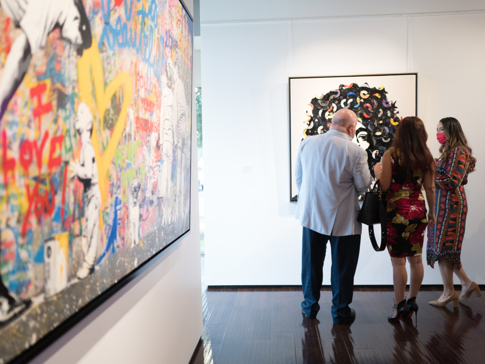 Arts, Hearts, Cars Art of the World Gallery Mr Brainwash Brett Dupre, Sara Perry, Rebecca Rios