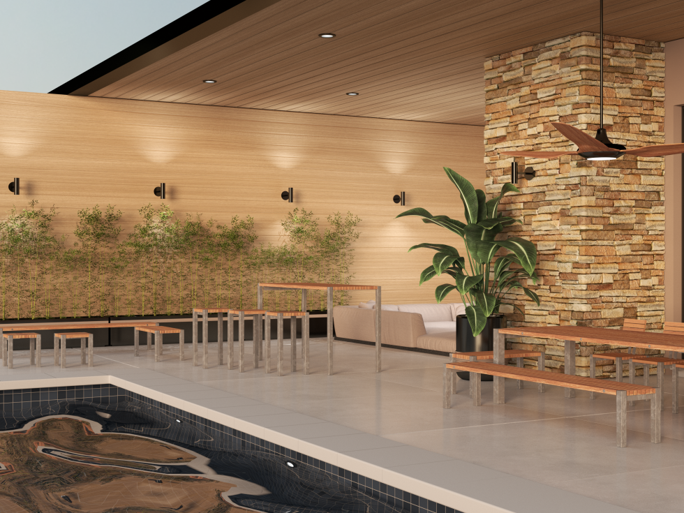 Villa outdoor set