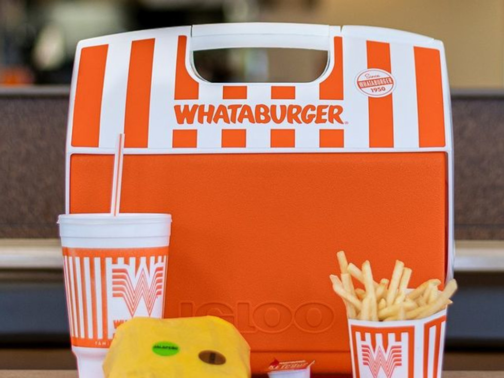 Whataburger Igloo cooler