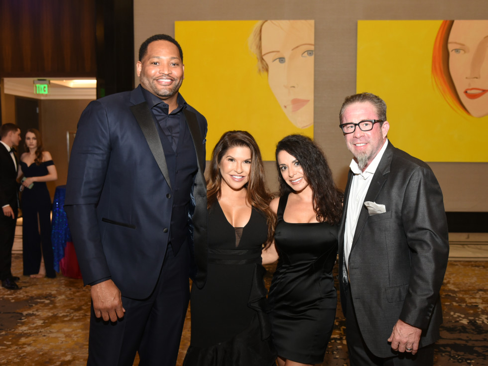 Houston Children's Charity Gala 2021 Robert and Candice Horry, Rachel and Jeff Bagwell