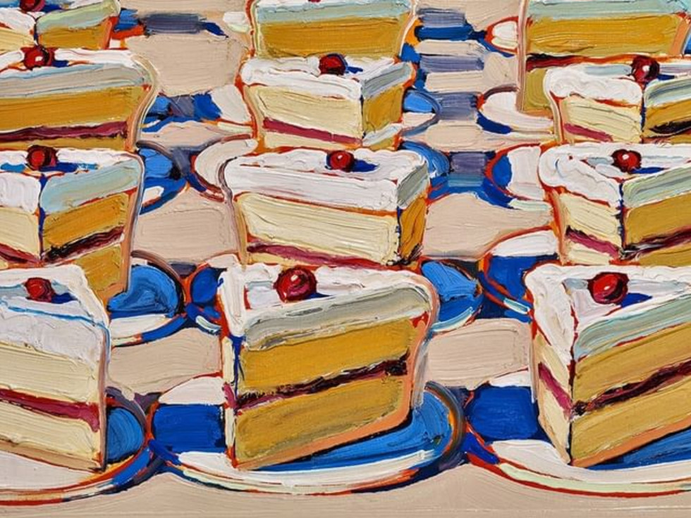 Wayne Thiebaud's Boston Cremes