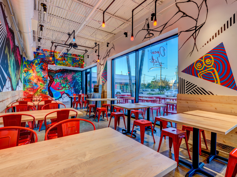 Dave's Hot Chicken Houston Midtown Interior