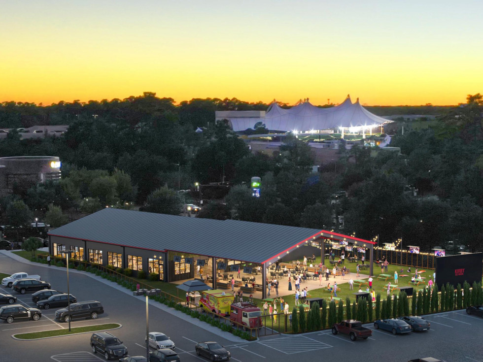 Kirby Ice House Woodlands exterior rendering