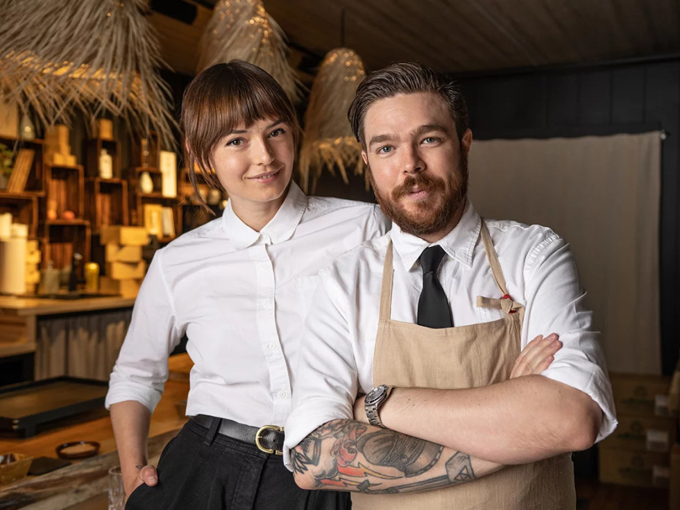 chefs Phillip Frankland Lee and Margarita Kallas-Lee