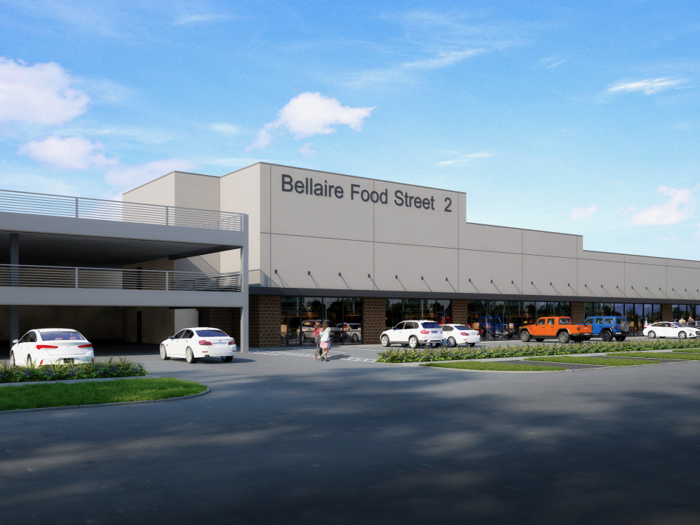 Bellaire Food Street phase 2 rendering