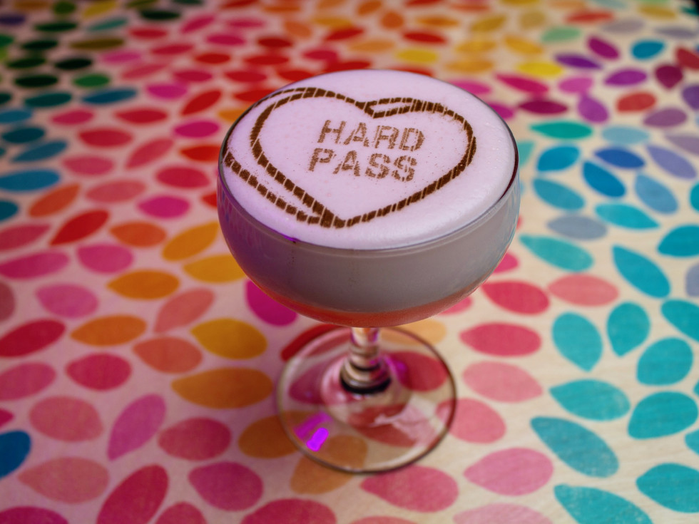 Angel Share HTX Valentine's cocktail