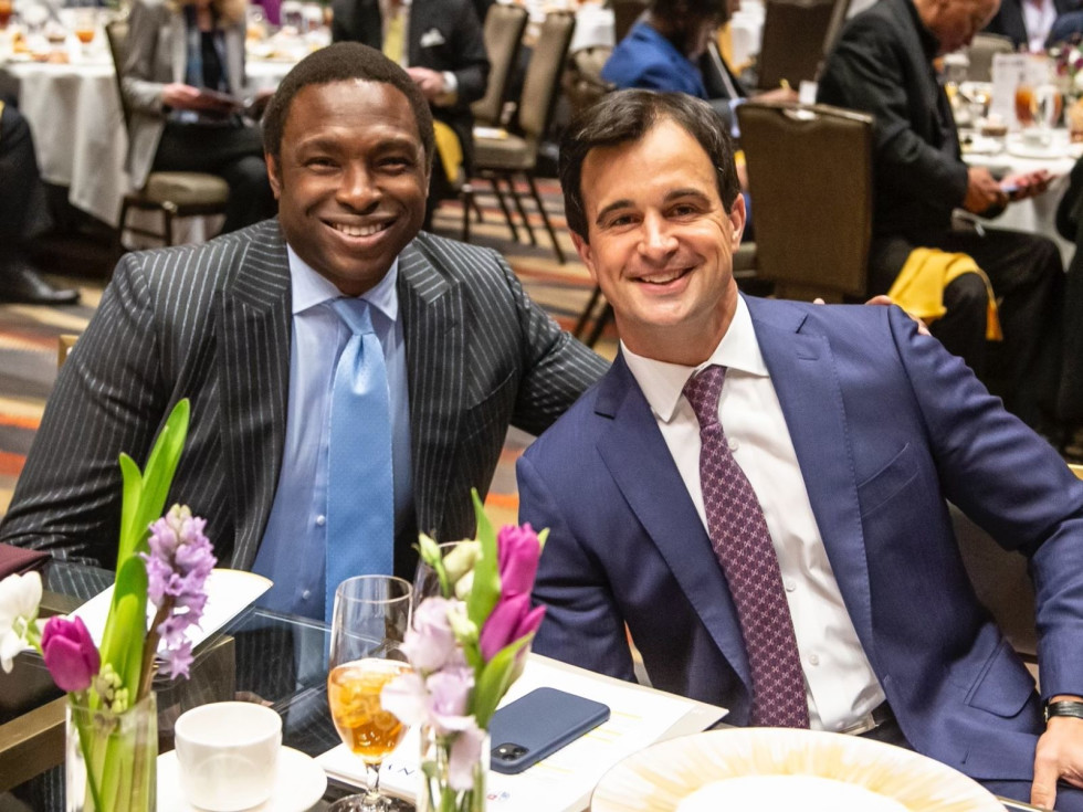 Avery Johnson and Pete Chillan