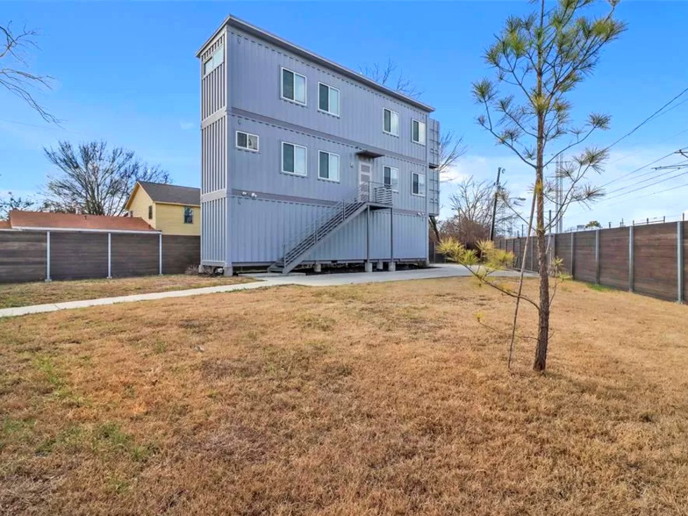 2 quirky shipping container houses on the market in Dallas' Fair Park
