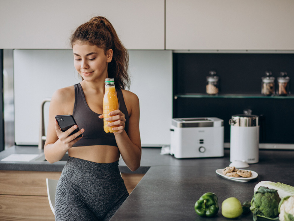 Woman after workout