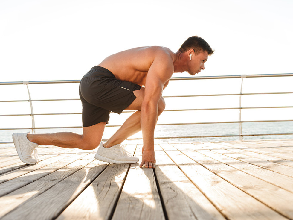 Male athlete